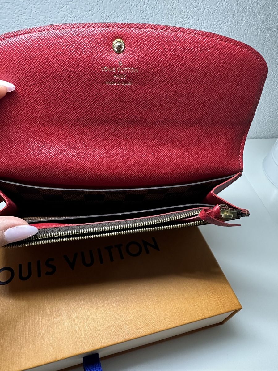 Louis Vuitton Portamonete: Louis Vuitton portefeuille Émilie rouge – Nuovo (secondo la descrizione) da Courgevaux venduto da missceline5 4