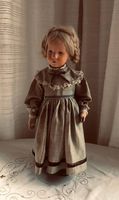 Original antike Käthe Kruse Puppe im Originalkleid, 50cm