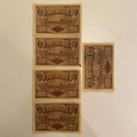 Zwanzig Mark - Reichsbanknote - 1914 -  20 Mark - selten