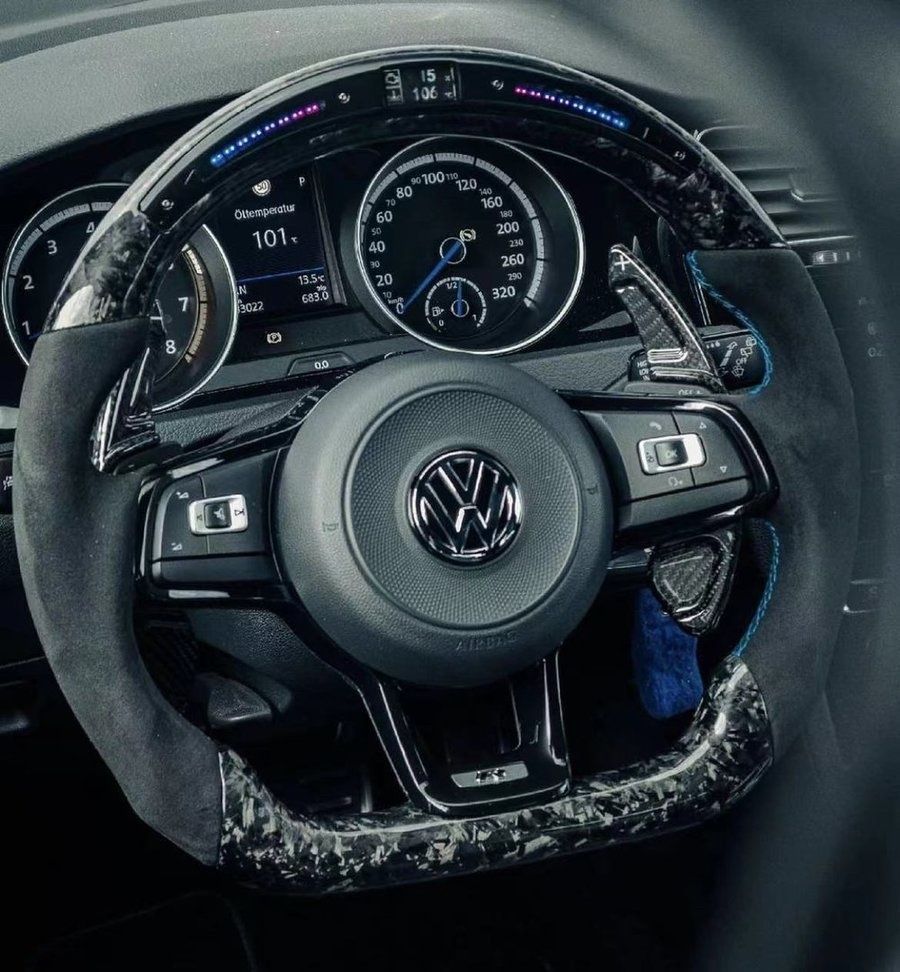 Volkswagen Tutti pezzi di ricambio auto: VW Golf 7/7.5 LED Forged Carbon Lenkrad – Nuovo e nell'imballaggio originale da Volketswil venduto da Willis_Autoteile 5