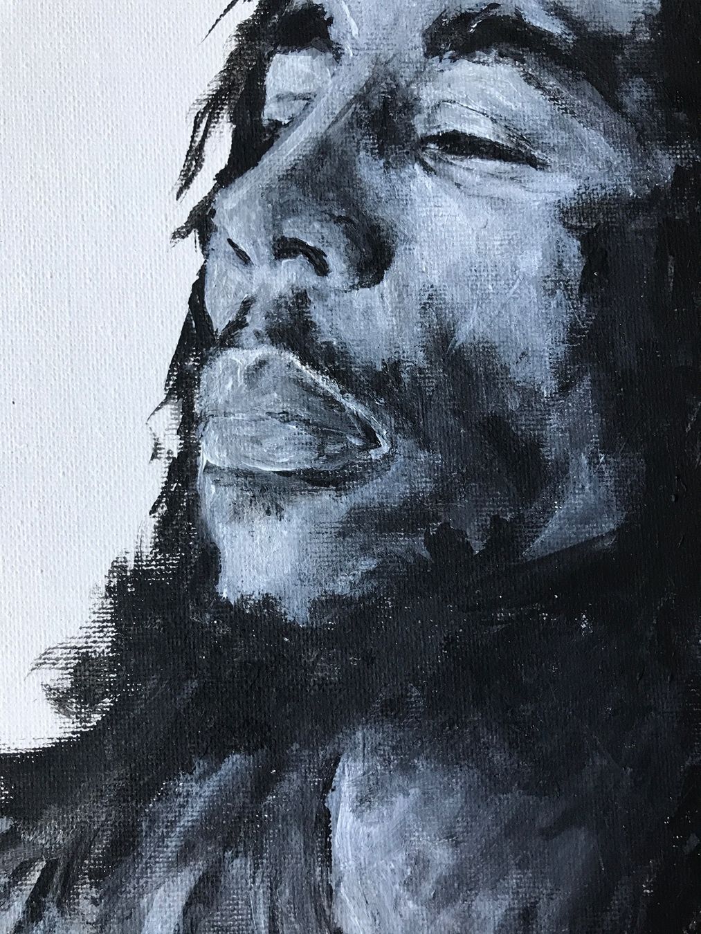Gemälde: Acrylbild von Bob Marley – Neu (gemäss Beschreibung) aus Grenchen von SweetiesCH 2