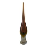 Grand Vase Sommerso Murano Vintage. Étiquette d'Origine