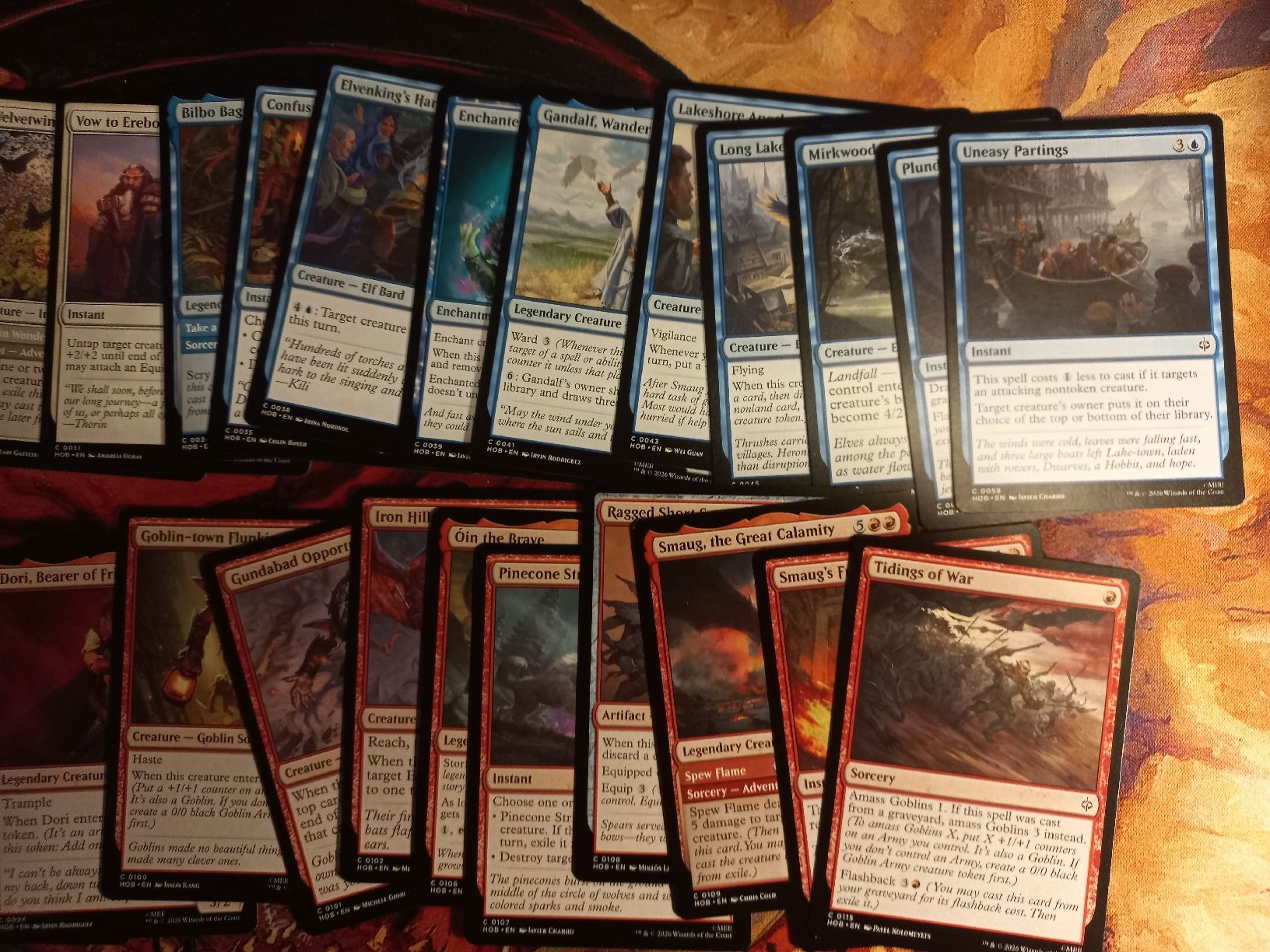 Magic The Gathering Carte collezionabili: MTG The Hobbit Full Set Commons + special lands – Usato da Monteggio venduto da Ta-Da 2