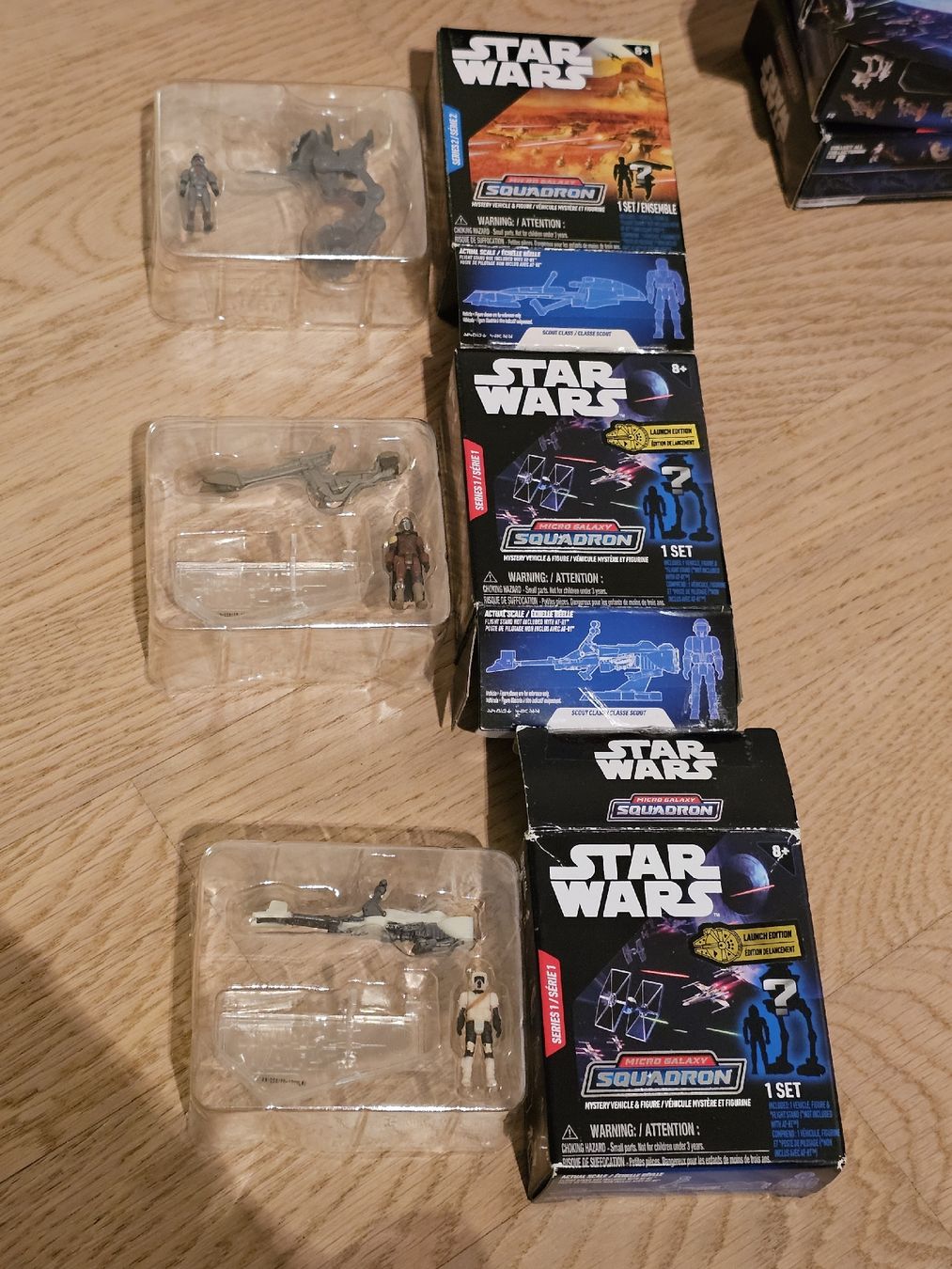 Star Wars Spielzeuge: 6 verschiedene Star Wars Micro Galaxy Squadron Sets – Neu und originalverpackt aus Klingnau von Eibermend1 1