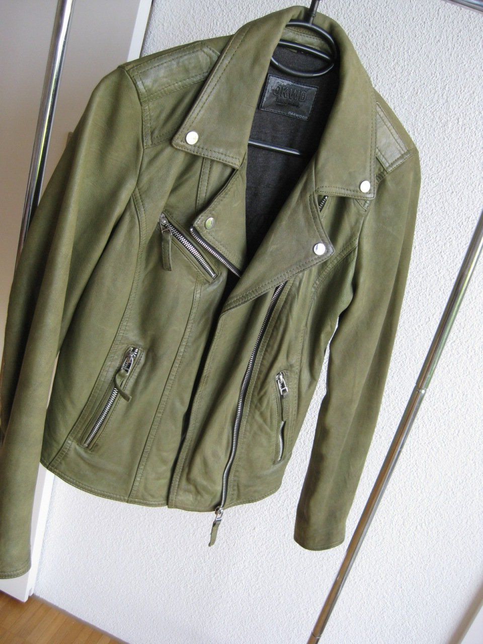 Giacche: OAKWOODLederjacke olive Gr. 34/36 NP: 400-. – Usato da Immensee venduto da Panchi4 1