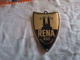 plaquette de cadre vélos farrader Rena Rad SUISSE collector