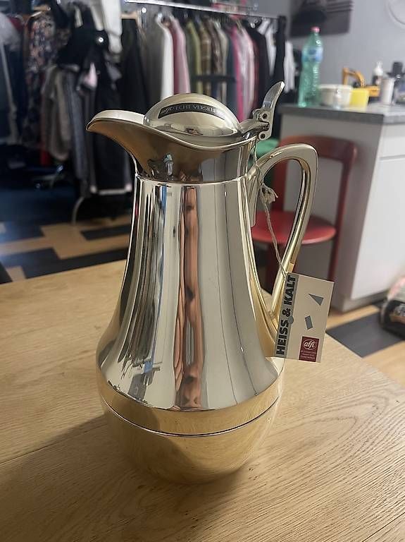 Caraffe: Alfi Studio Saphir Thermoskanne versilbert – Usato da Schlieren venduto da Maximusss76 4