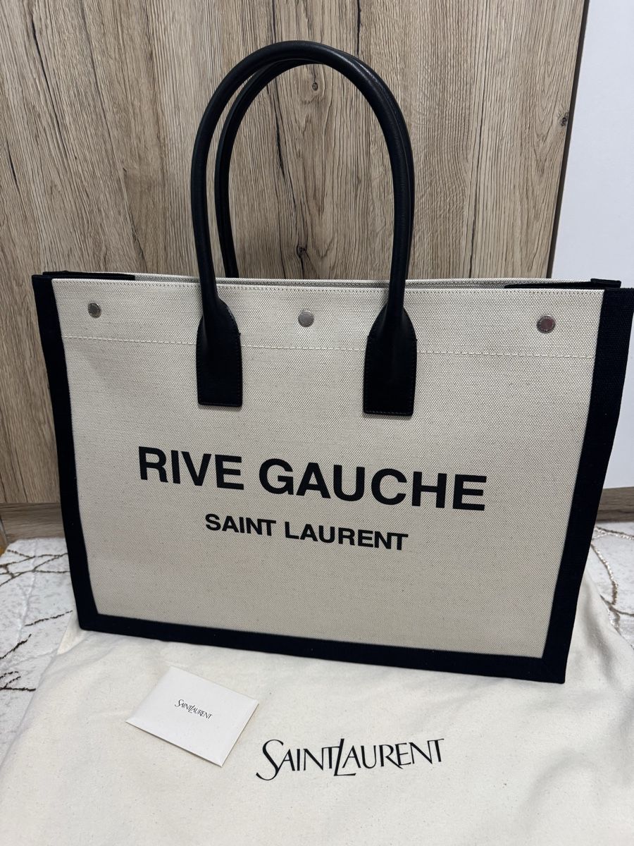 Borse: Saint Laurent Rive Gauche Large Tote Bag – Nuovo (secondo la descrizione) da Fribourg venduto da ann_bh2p 5