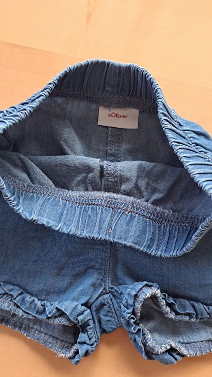 S.Oliver Pantaloni: S.Oliver Jeans Shorts, Gr. 86, Sommerhose / Jersey – Usato da Niedergampel venduto da Picas2ndHand 2
