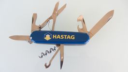 Taschenmesser HASTAG blau * neuwertig * OVP
