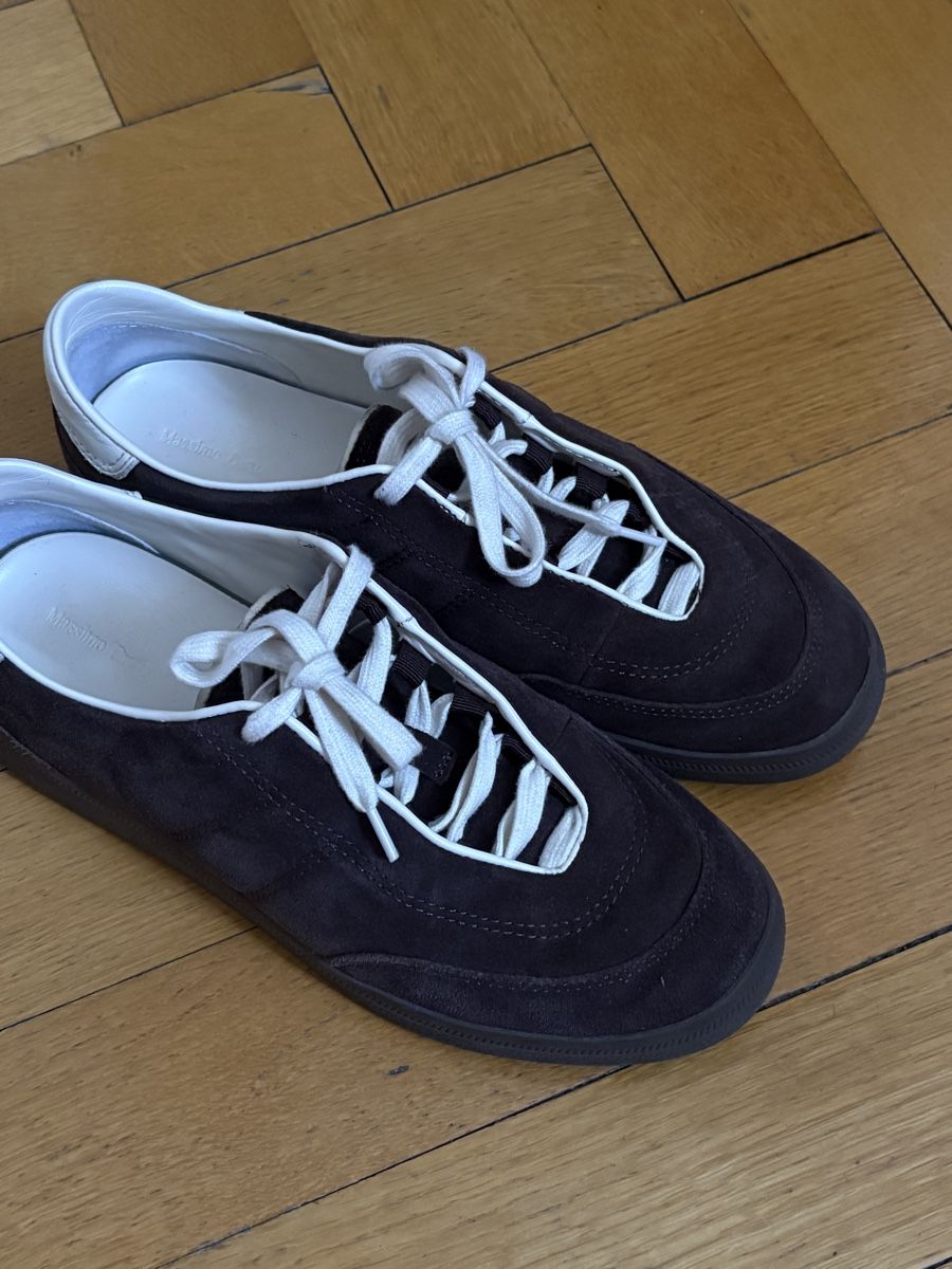 Massimo Dutti Scarpe da donna: Massimo dutti burgundy suede sneakers – Usato da Genève venduto da ram_68rc 3