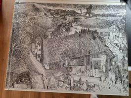 Bild Pole Lehmann 1967  Lithographie  in Plexi Rahmen