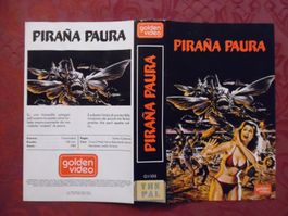 Pirana Paura Vhs italiana golden video James Cameron