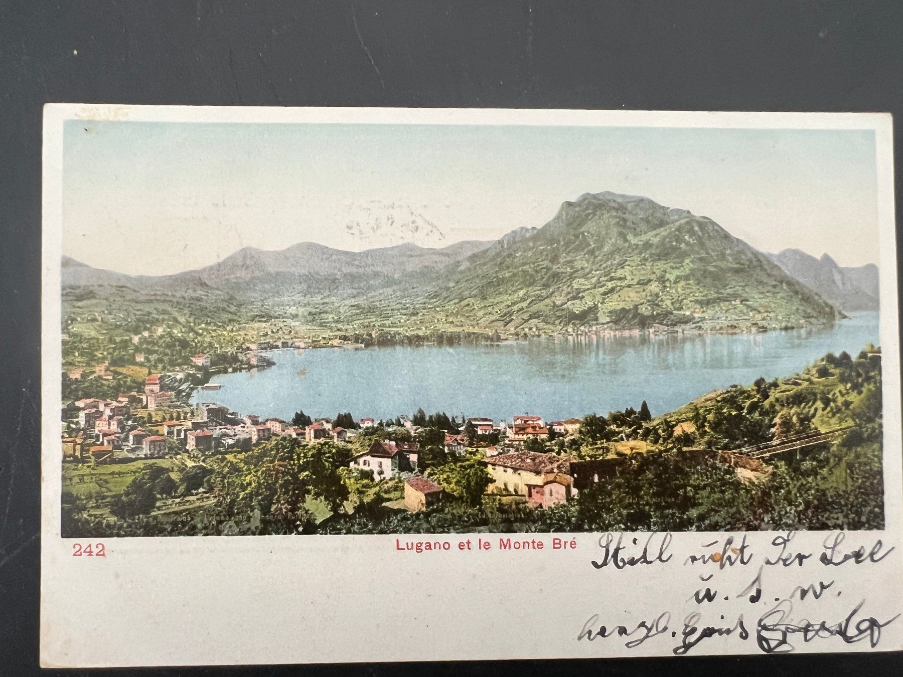 Cartoline postali: AK  1904 Lugano        (G1323) – Usato da Hinwil venduto da Sidi4