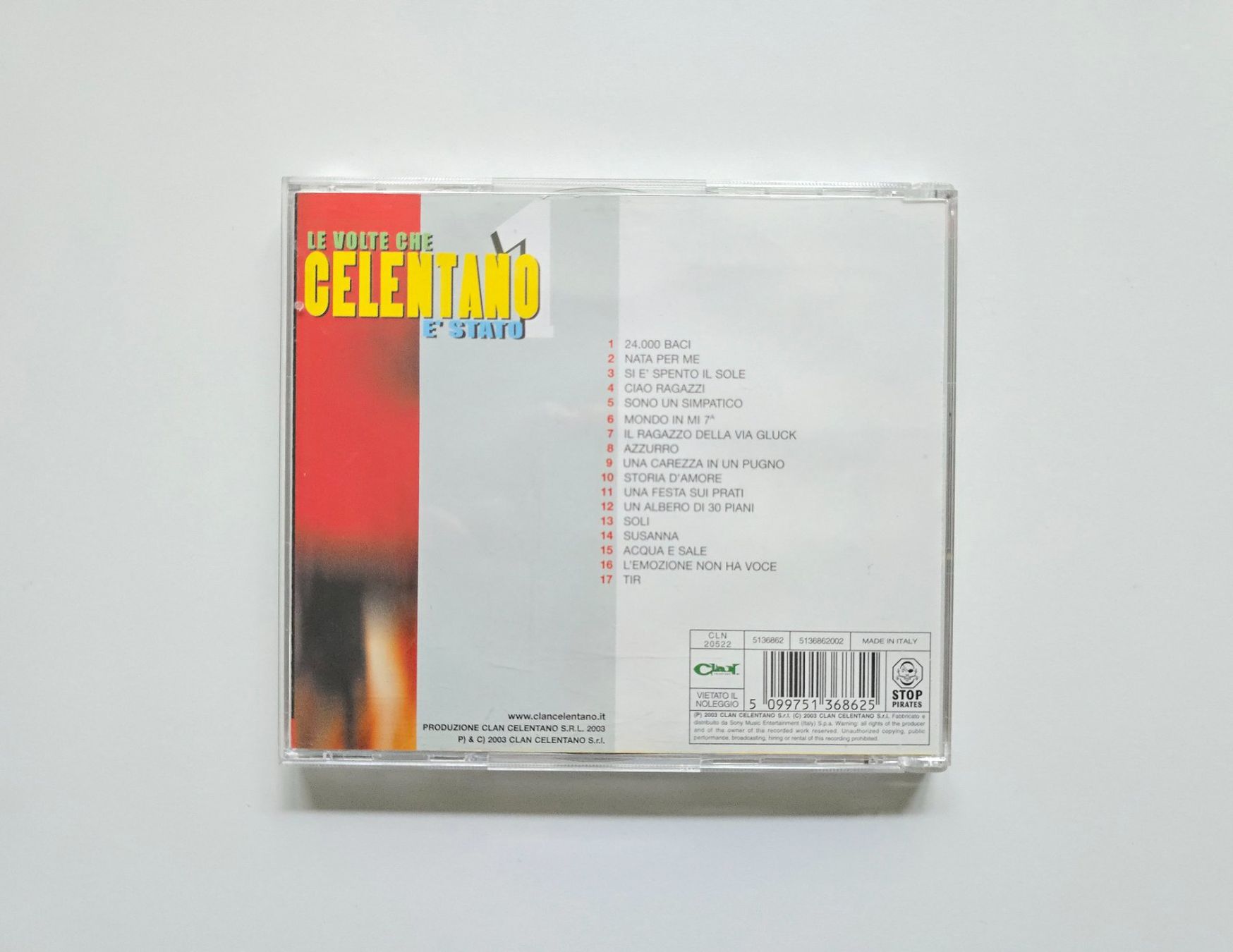 CD: CD Adriano Celentano - Le Volte Che Celentano E' Stato 1 – Usato da Dättlikon venduto da Wundertuete_ 1