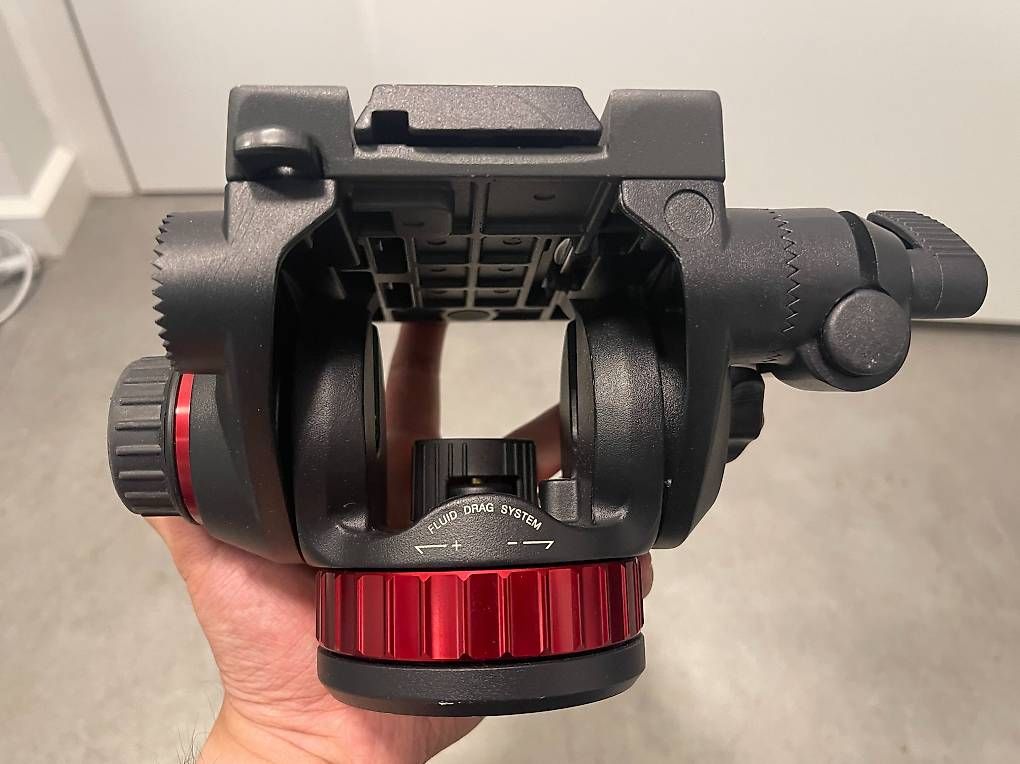 Manfrotto Treppiedi & Teste: Manfrotto Pro Fluid Video-Neiger m.fl.Basis+504PL – Usato da Zürich venduto da gou_m6hp 3