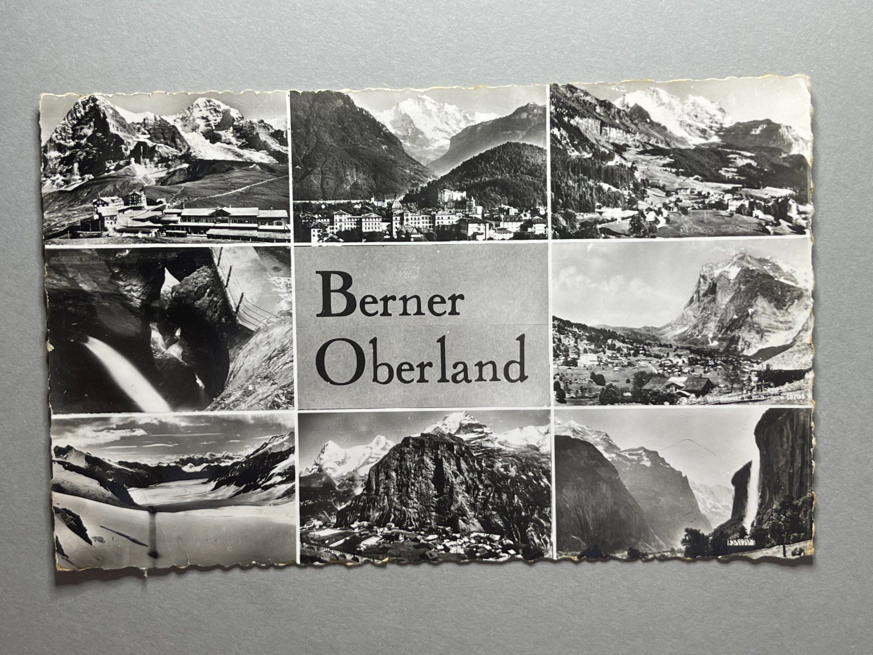Ansichtskarten: Berner Oberland – Gebraucht aus Steg VS von danwer74
