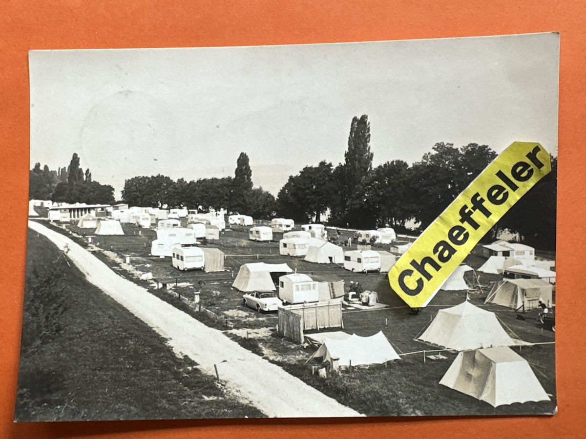 Cartoline postali: 1970  Campingplatz Altnau Bodensee Sommergruss – Usato da Zürich venduto da Chaeffeler