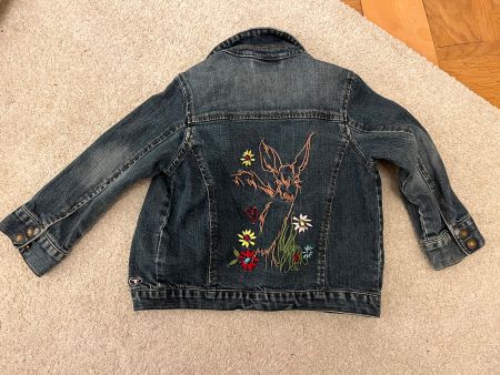 Jeansjacke Tom Tailor mit süsser Stickerei, Size 104