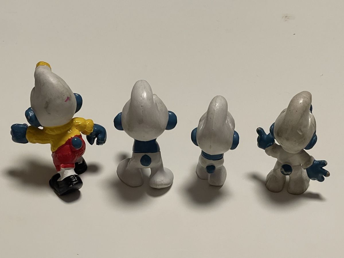 Schleich Statuette: 4 Schlumpf Figuren Set - mit Defekten – Usato da Rapperswil SG venduto da Jule1410 1