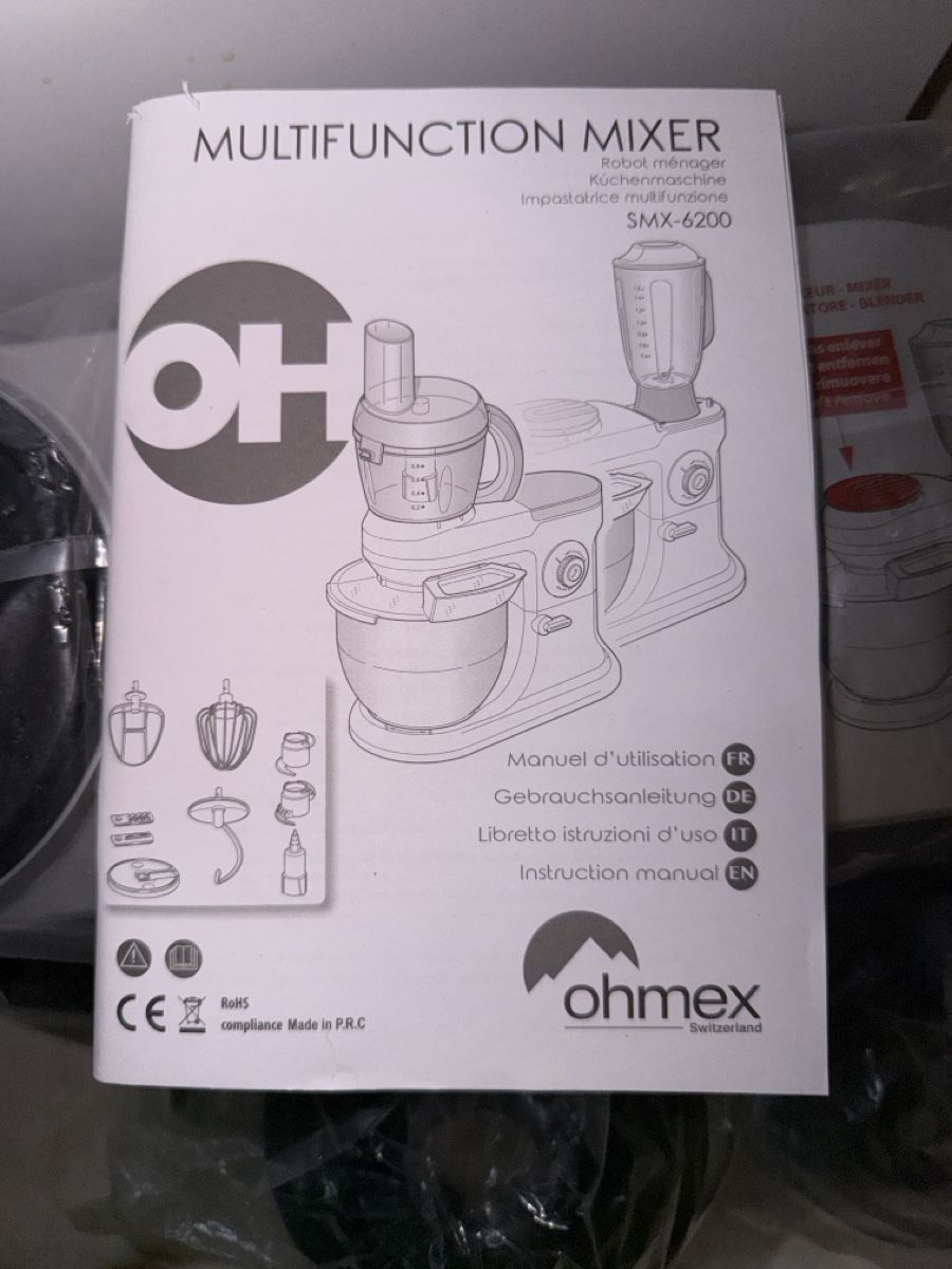 Ohmex Appareils de cuisine: impastatrice multiuso  – Neuf (Voir description) à Schlieren par cinzia-66 4