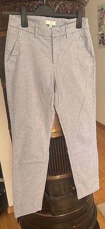 H&M Baumwollhose blau meliert Grösse 36