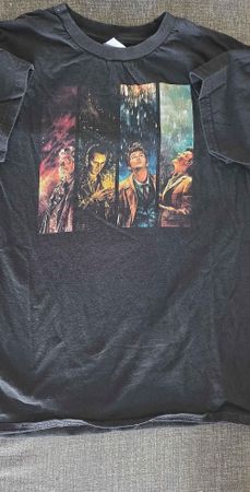 T-Shirt Doctor Who Motiv schwarz