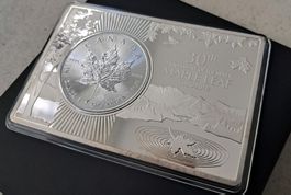 1 OZ Silber Maple Leaf 2018 in Barren: Lim: 5000 Stk