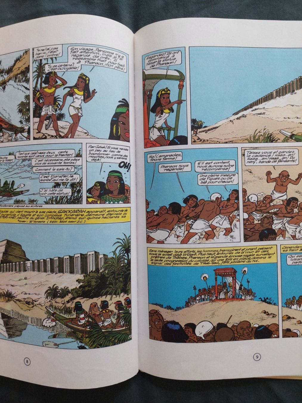 Fumetti: Papyrus T.8 La Métamorphose D'Imhotep EO 1985 TBE – Usato da Genève venduto da Blu_BD 4