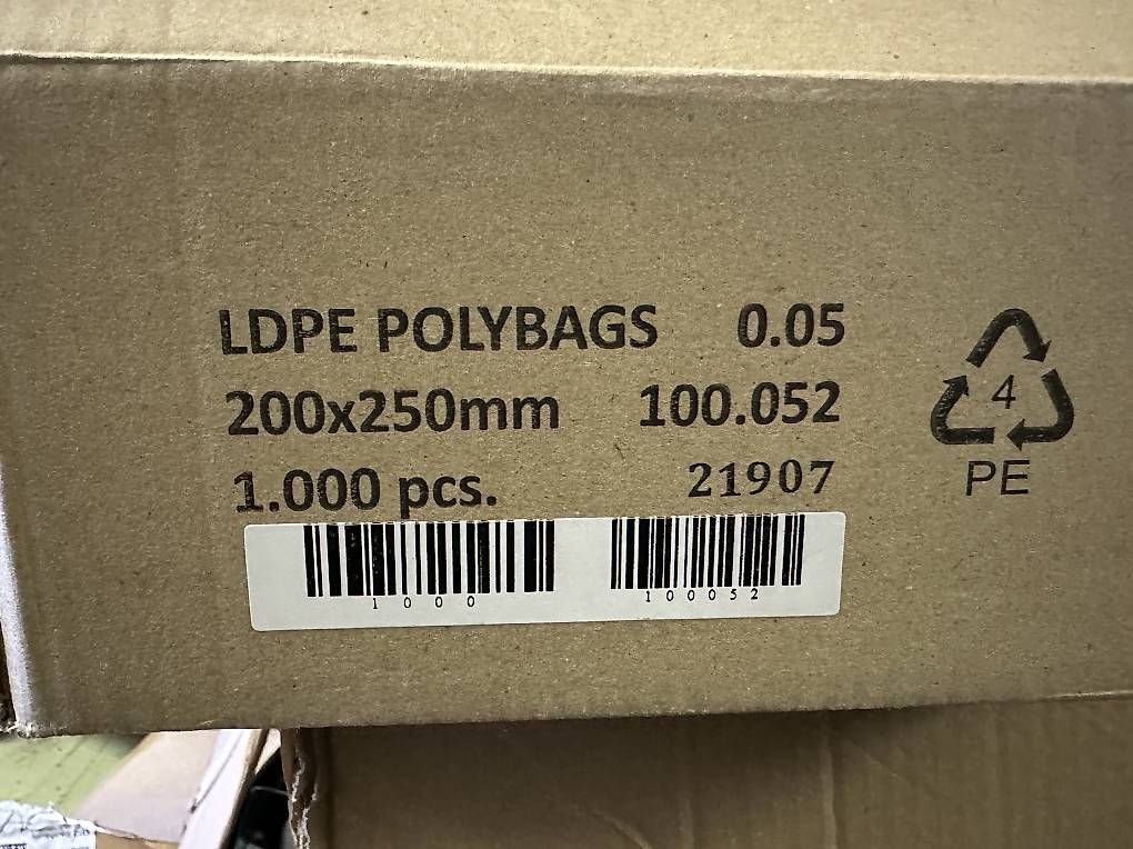 Alle Werkzeuge: 1000 Stk. LDPE Polybags 0.05, 20x25cm – Neu und originalverpackt aus Necker von liq24 2