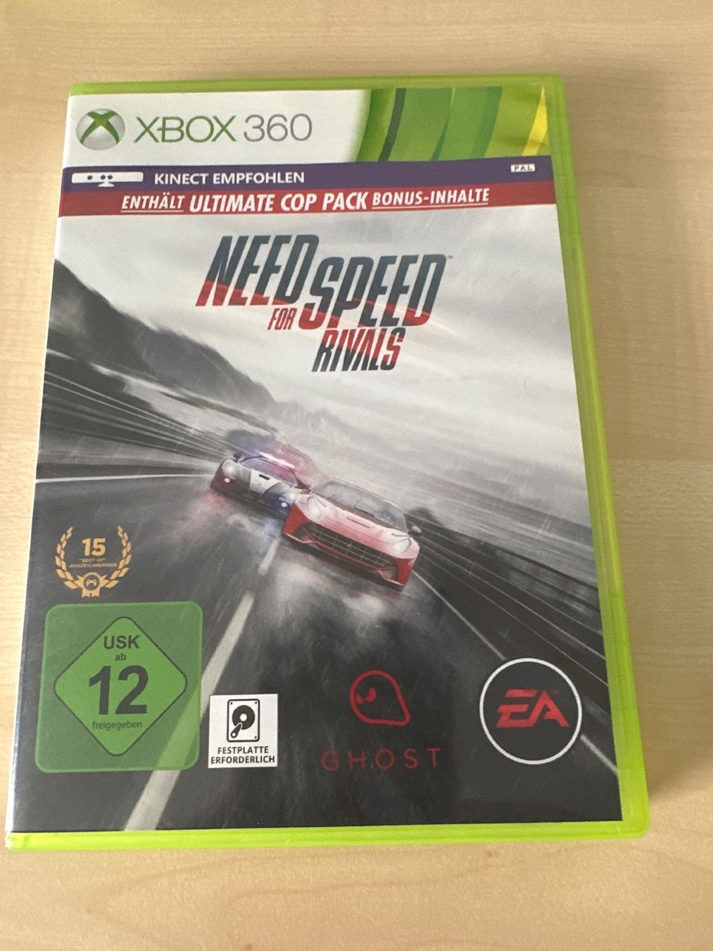 Microsoft Spiele: Xbox 360 Need Speed for Rivals (Kinect Empfohlen) – Gebraucht aus Arisdorf von comestibles