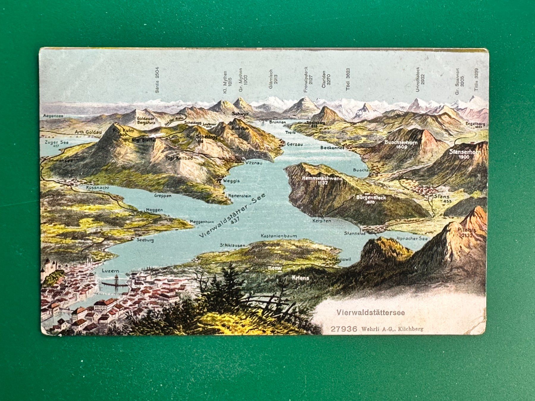 Cartes postales: Vierwaldstättersee – D'occasion à Steg VS par danwer74