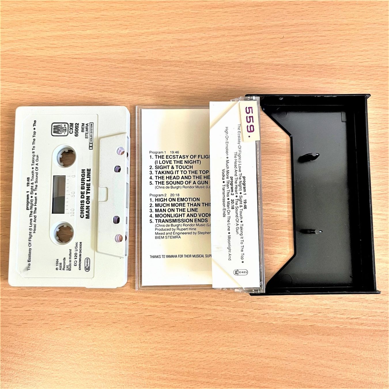 Musicassette: MC - Chris De Burgh - Man On The Line – Usato da Amlikon-Bissegg venduto da riestig 1