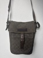 Sac Messenger Gucci Vintage GG Monogram - Toile & Cuir