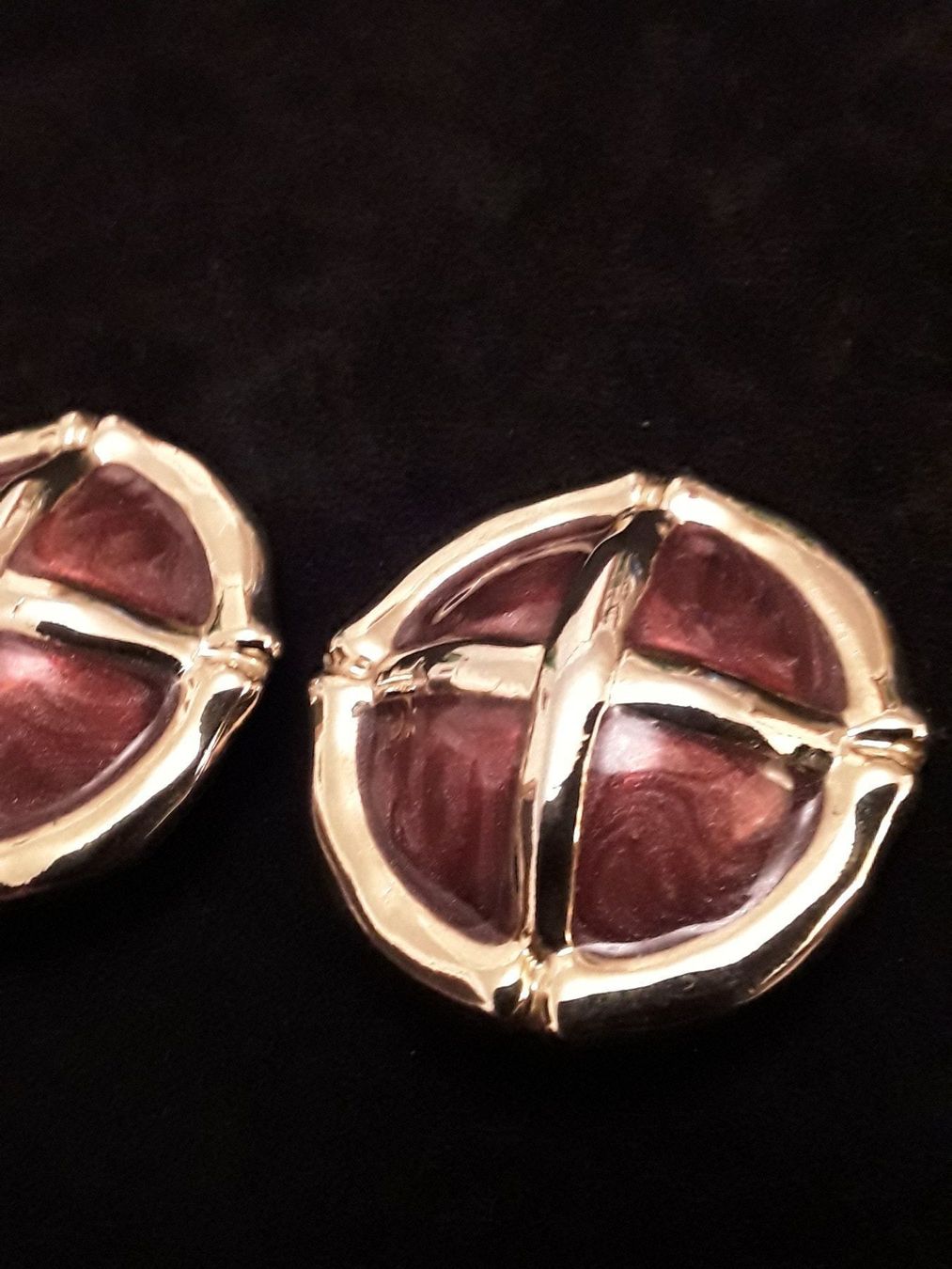 Boucles d'oreille: Vintage Email Ohrclips Exclusiv – D'occasion à Zürich par Aleick 7