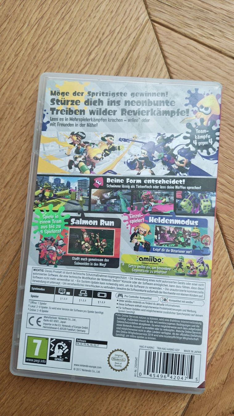 Nintendo Giochi: Nintendo Switch Splatoon 2 Spiel – Usato da Steinach venduto da Giusep7 1