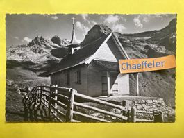1951 Bannalp. Bergkapelle mit Ruchstock