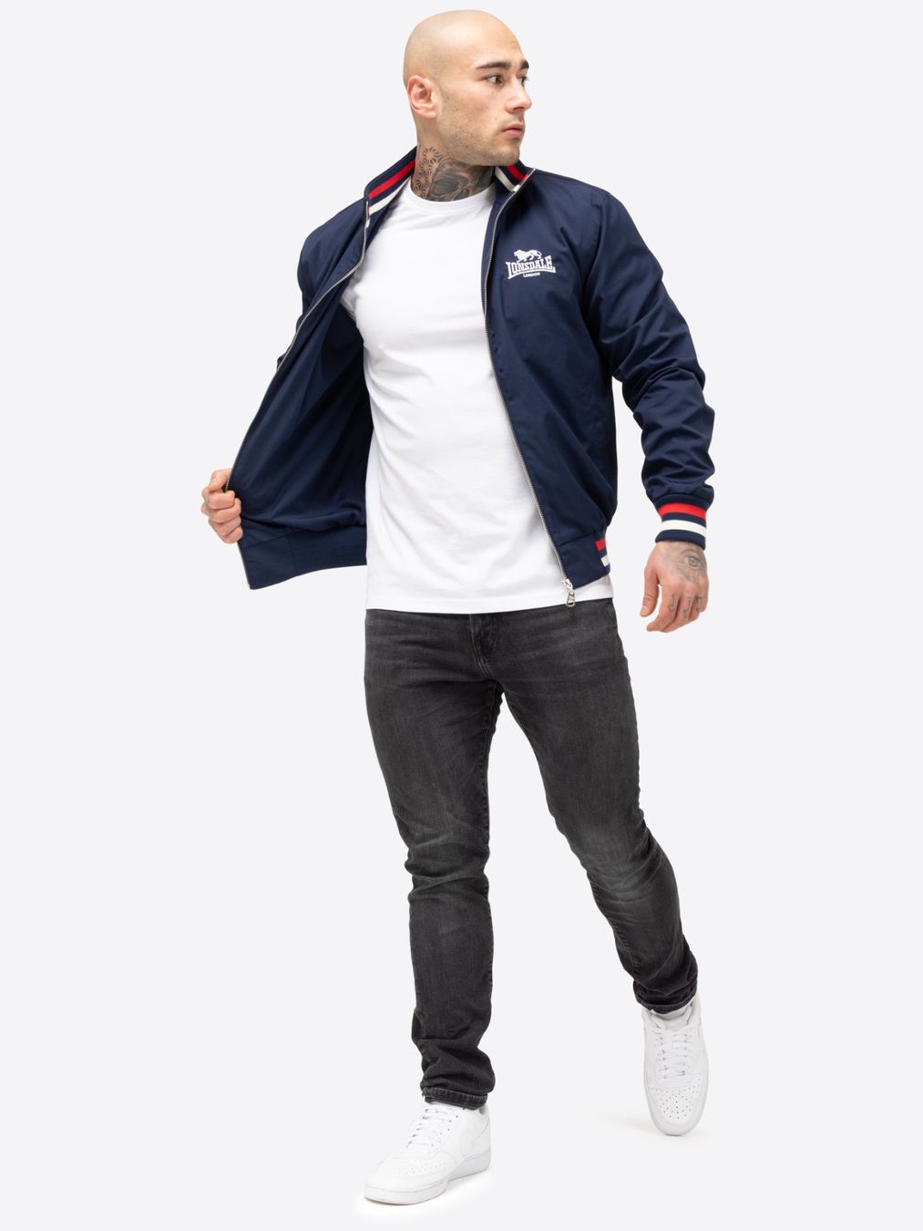 Lonsdale Giacche: Lonsdale Newdigate Jacke Navy L – Nuovo e nell'imballaggio originale da Düdingen venduto da BluePalm 1