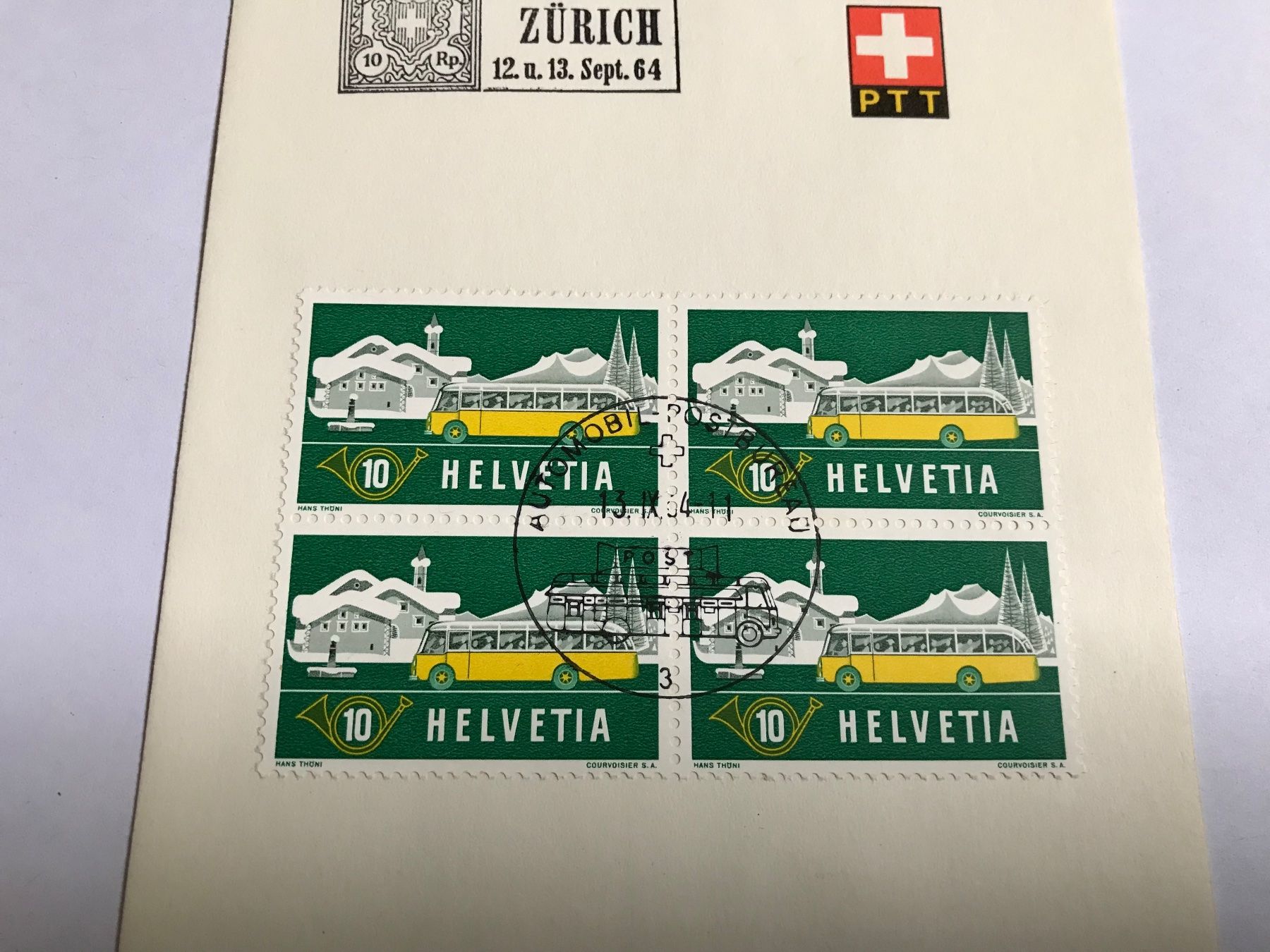 Tutti i francobolli: briefmarken schweiz 1964, aufmerksamkeit der schweizer post – Usato da liestal venduto da makai05 1