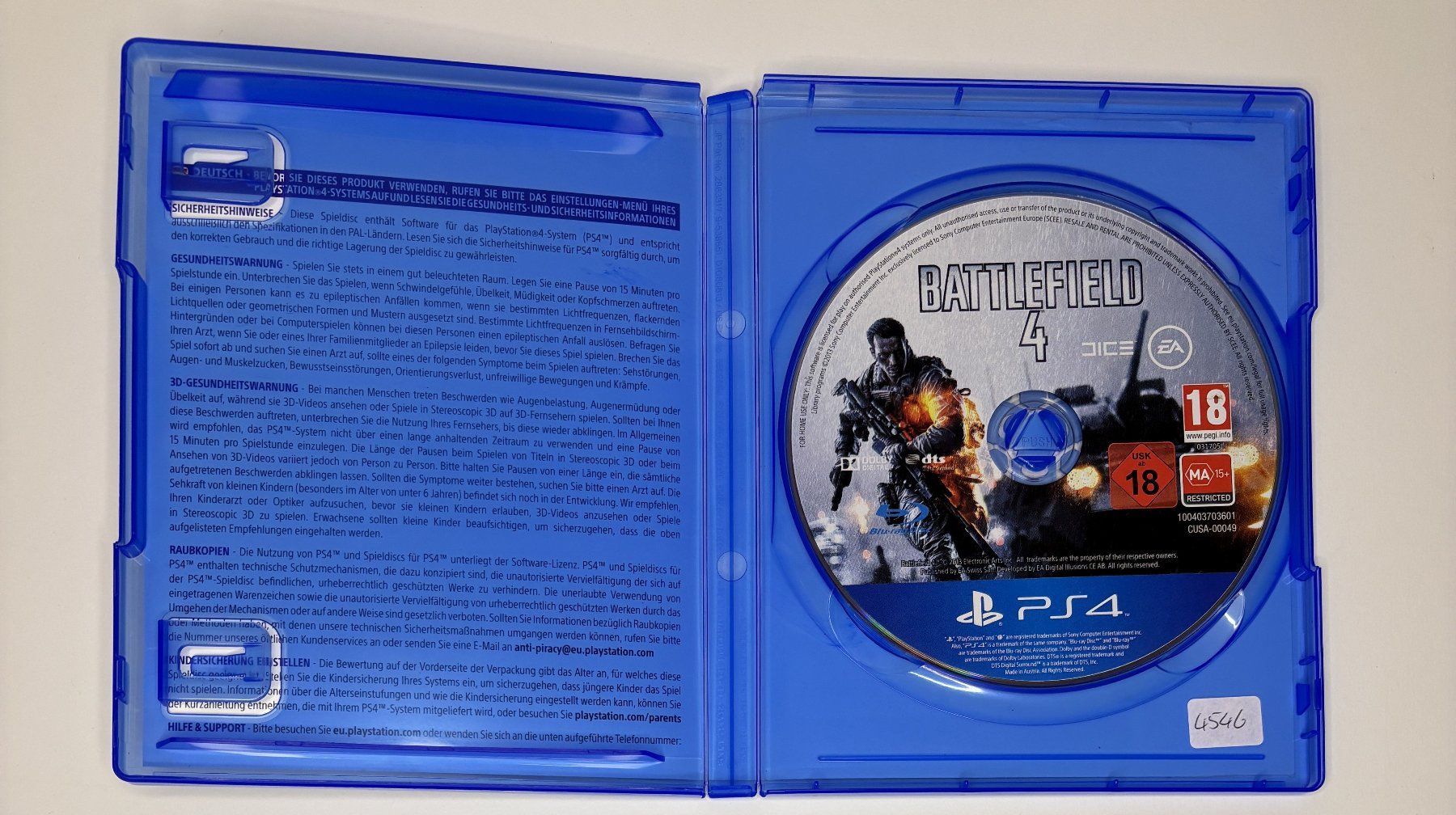 Giochi: PS4 - Battlefield 4 – Usato da Allschwil venduto da Bullach 1