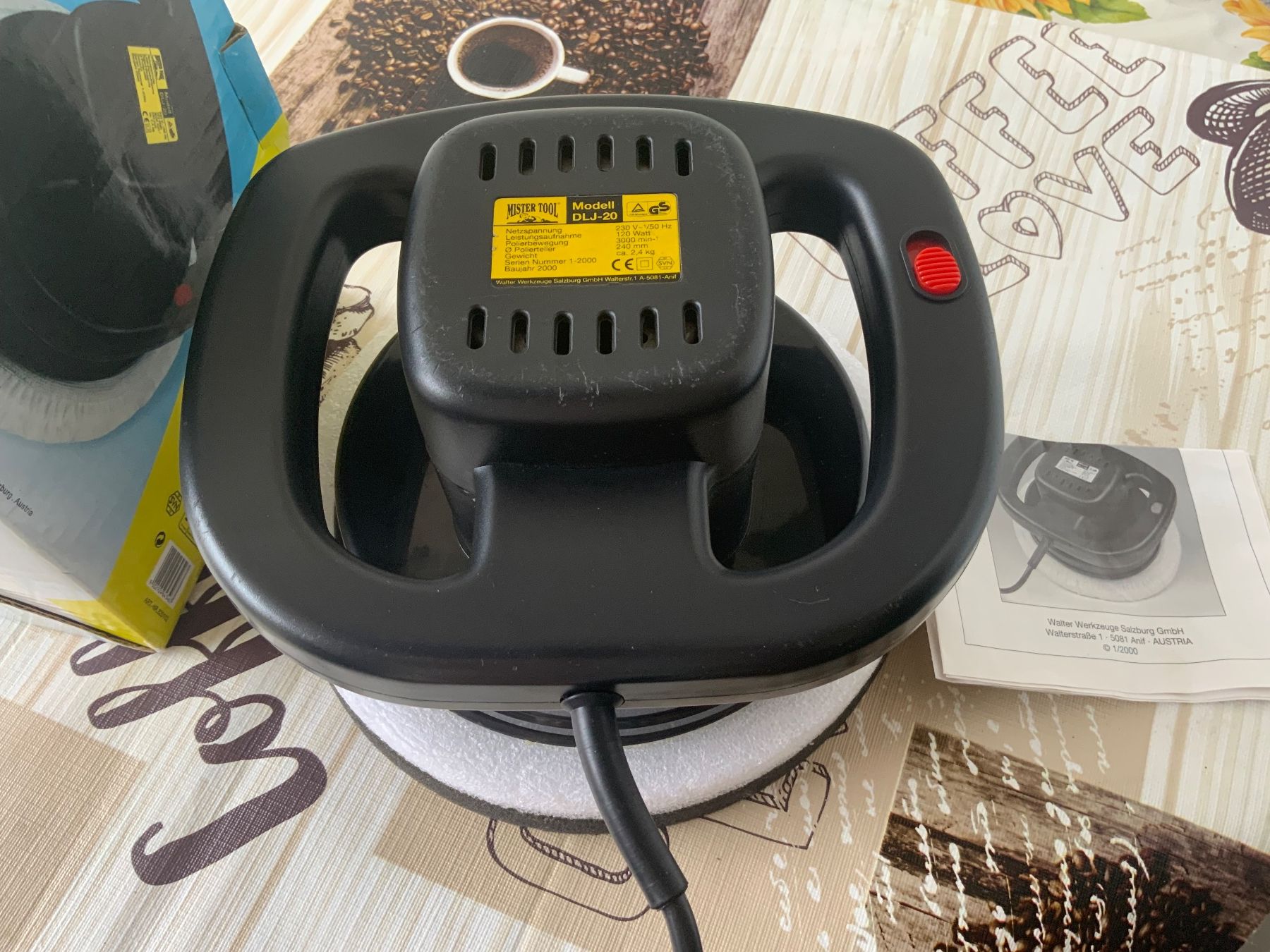 Alle Maschinen: Mister Tool Auto-Wachs Poliermaschine – Neu und originalverpackt aus Schübelbach von Hecht11. 1