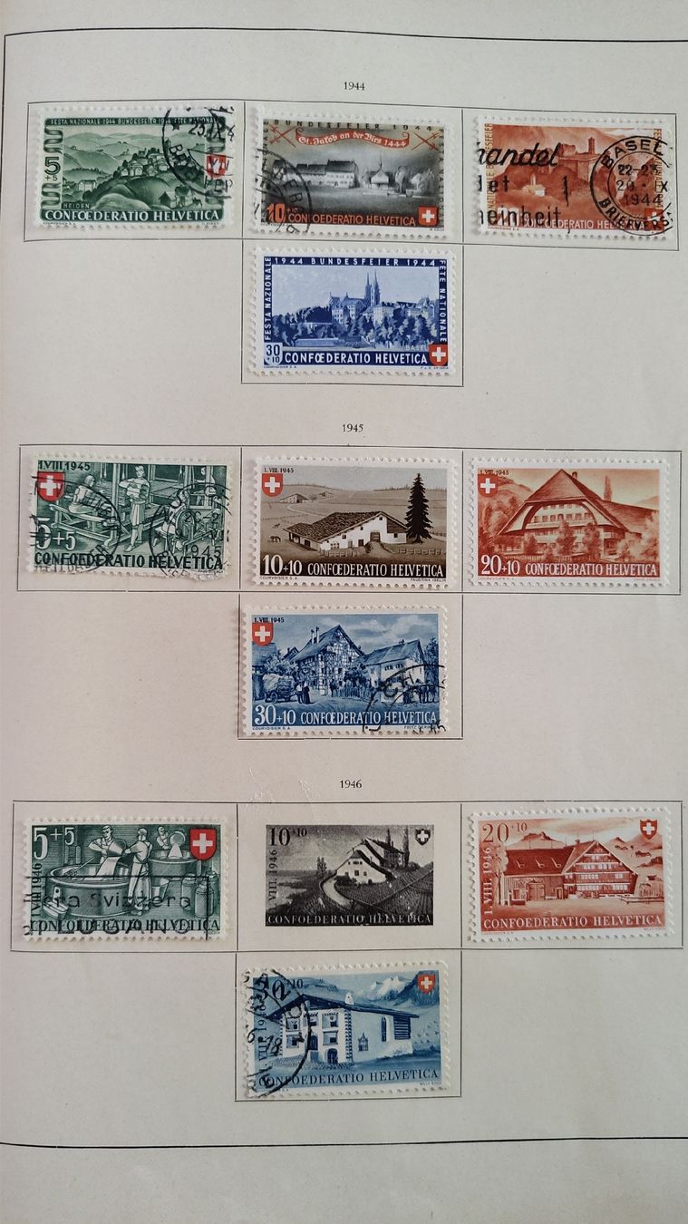 Tutti i francobolli: Grosses Briefmarken Album ab Rayons!!! – Usato da Bolligen venduto da PhilHan 7