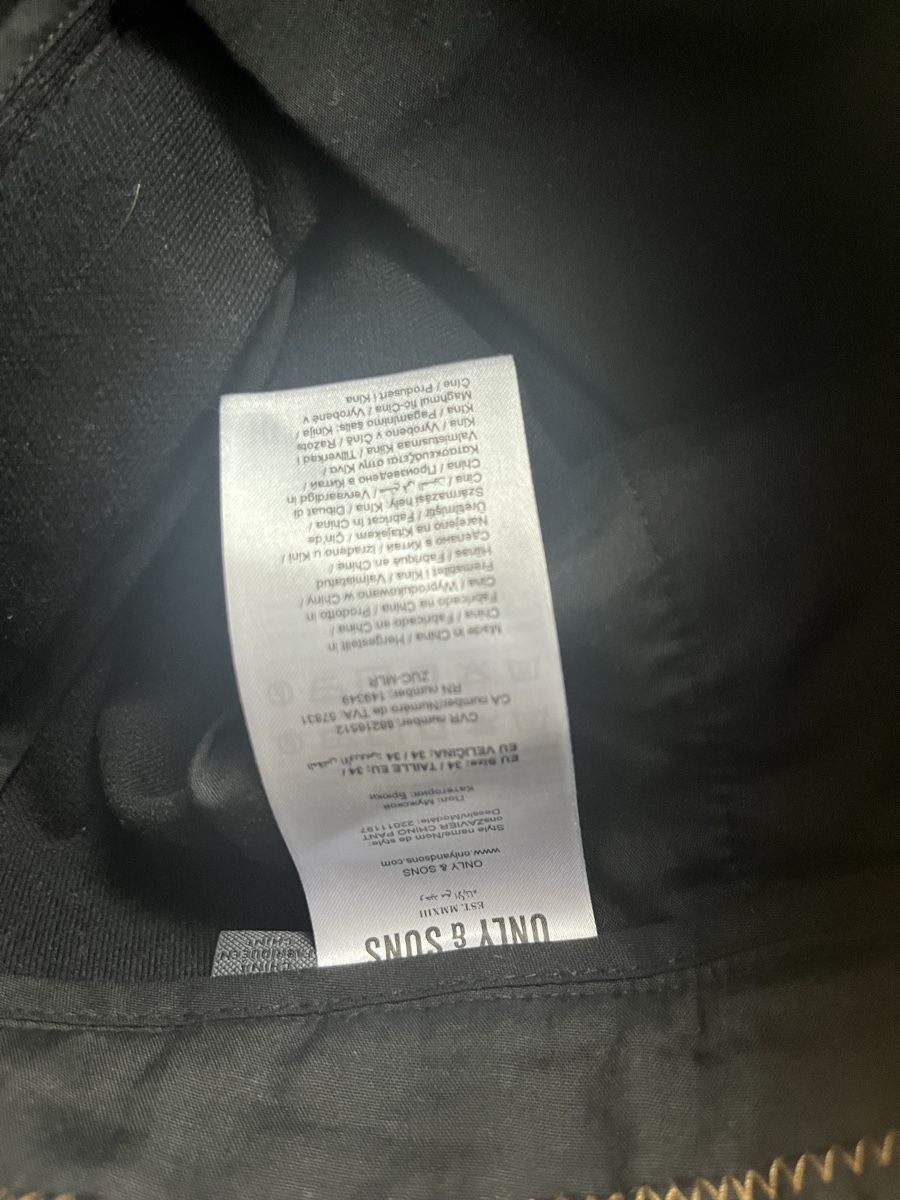 Hosen: Only&Sons schwarze Hose – Gebraucht aus Zollikerberg von LLV 2