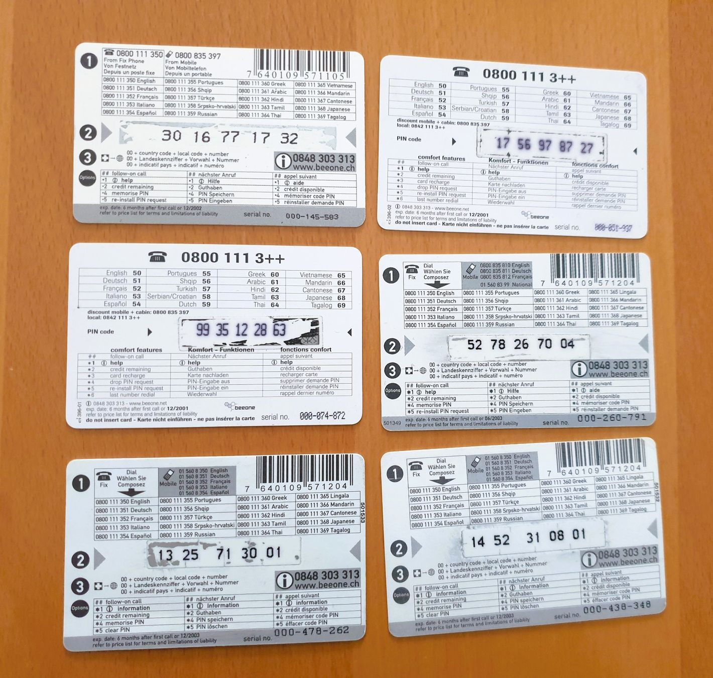 Schede telefoniche: DIVERSE - PREPAID - SCHWEIZ – Usato da Brüttisellen venduto da Nighttrain 1