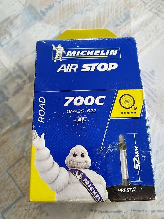 Pezzi di ricambio: Michelin Air Stop 700C camera d'aria – Nuovo e nell'imballaggio originale da Viganello venduto da ChrisP096