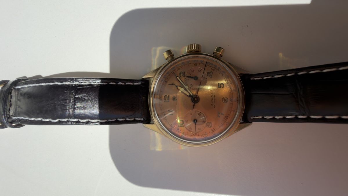 Swiss Orologi: Schweizer Chronograph Uhr 38 mm  – Usato da Zürich venduto da Fidel59 8