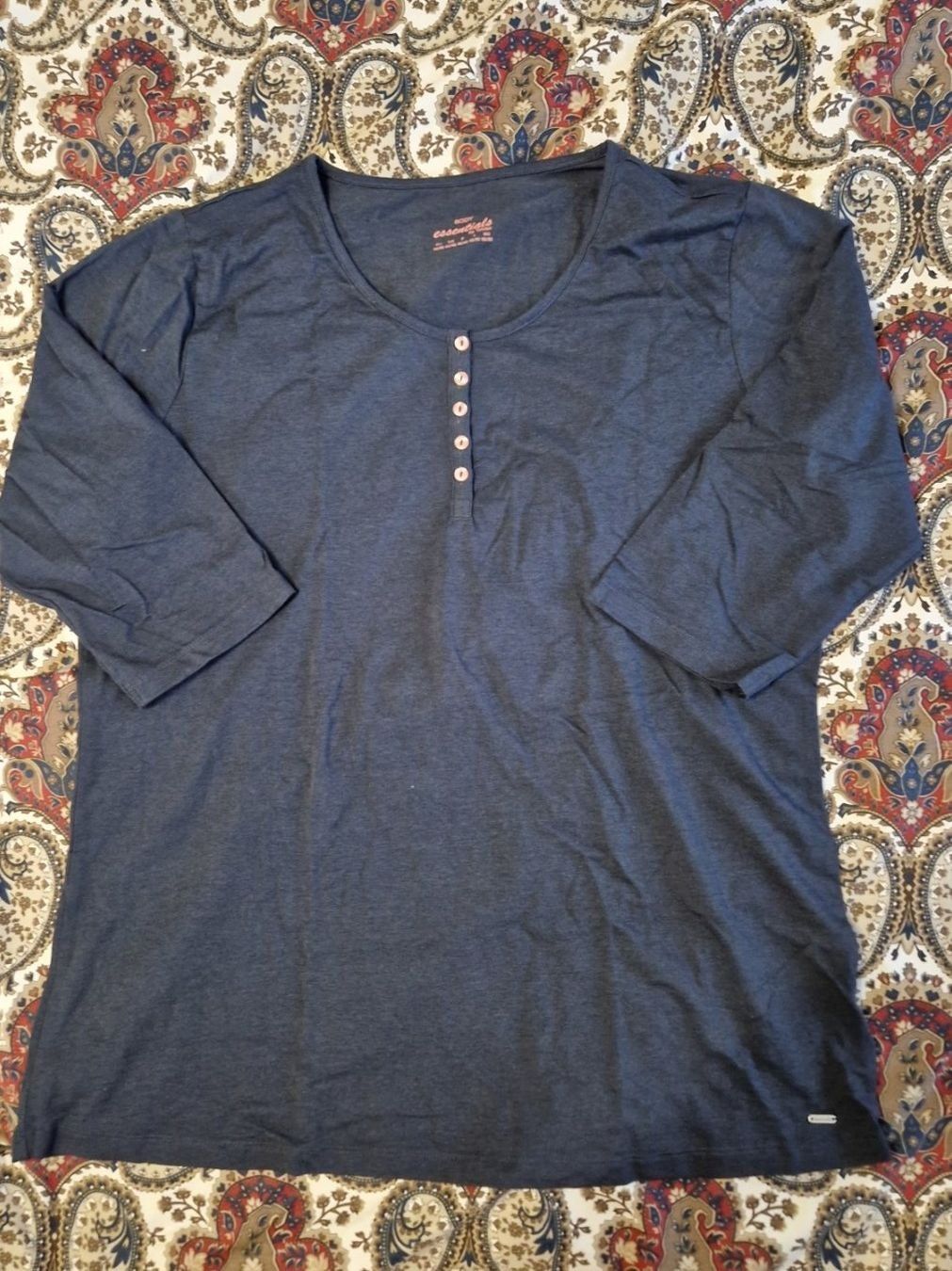 Tchibo Negligees & Pigiami: Blaues Pijama mit gemusterter Hose TCM Tchibo – Nuovo (secondo la descrizione) da Oberlunkhofen venduto da dreihaselnuesse 1