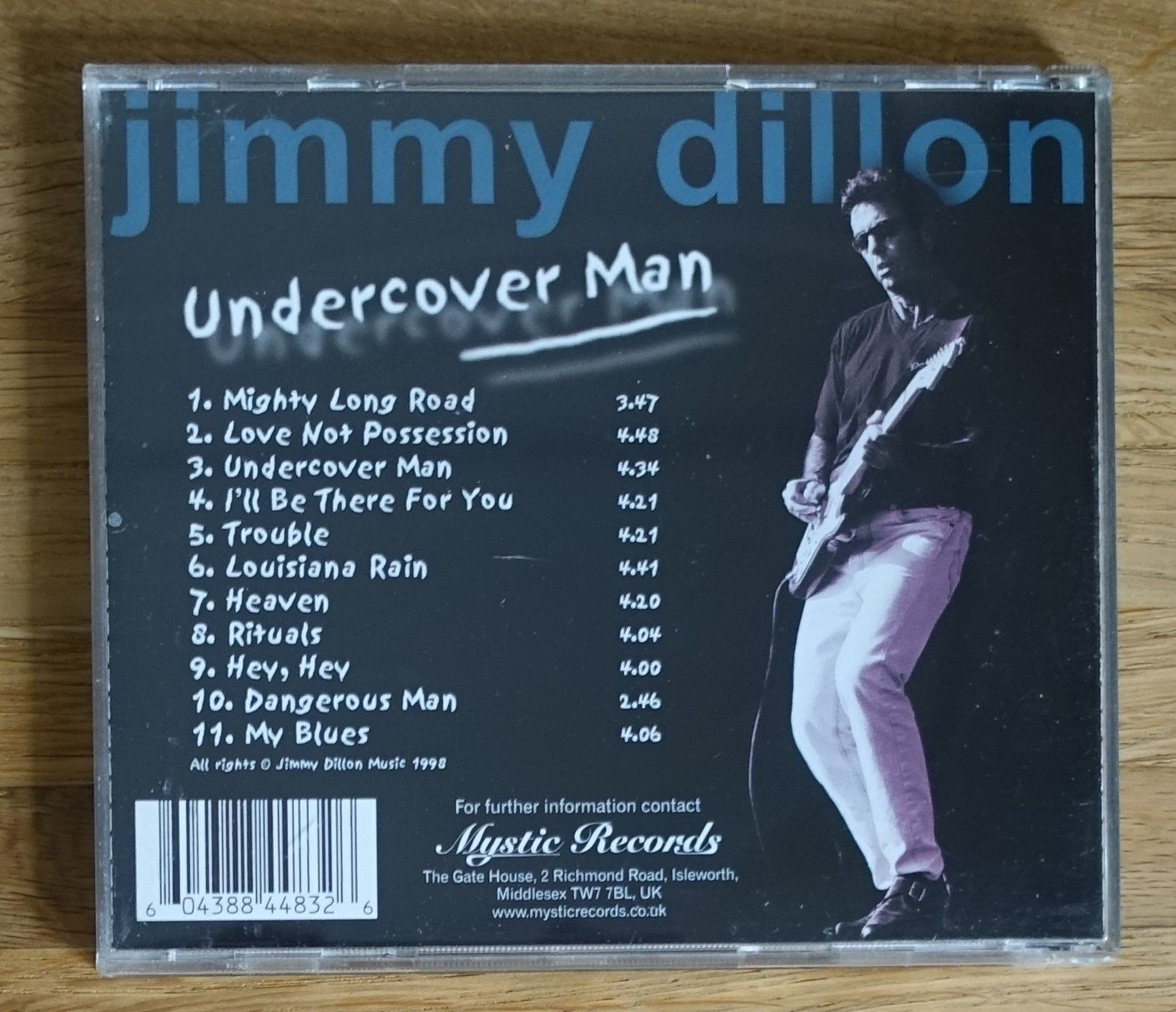 CD: Jimmy Dillon – Undercover Man - D9 – Usato da Sessa venduto da discoverymedia 1
