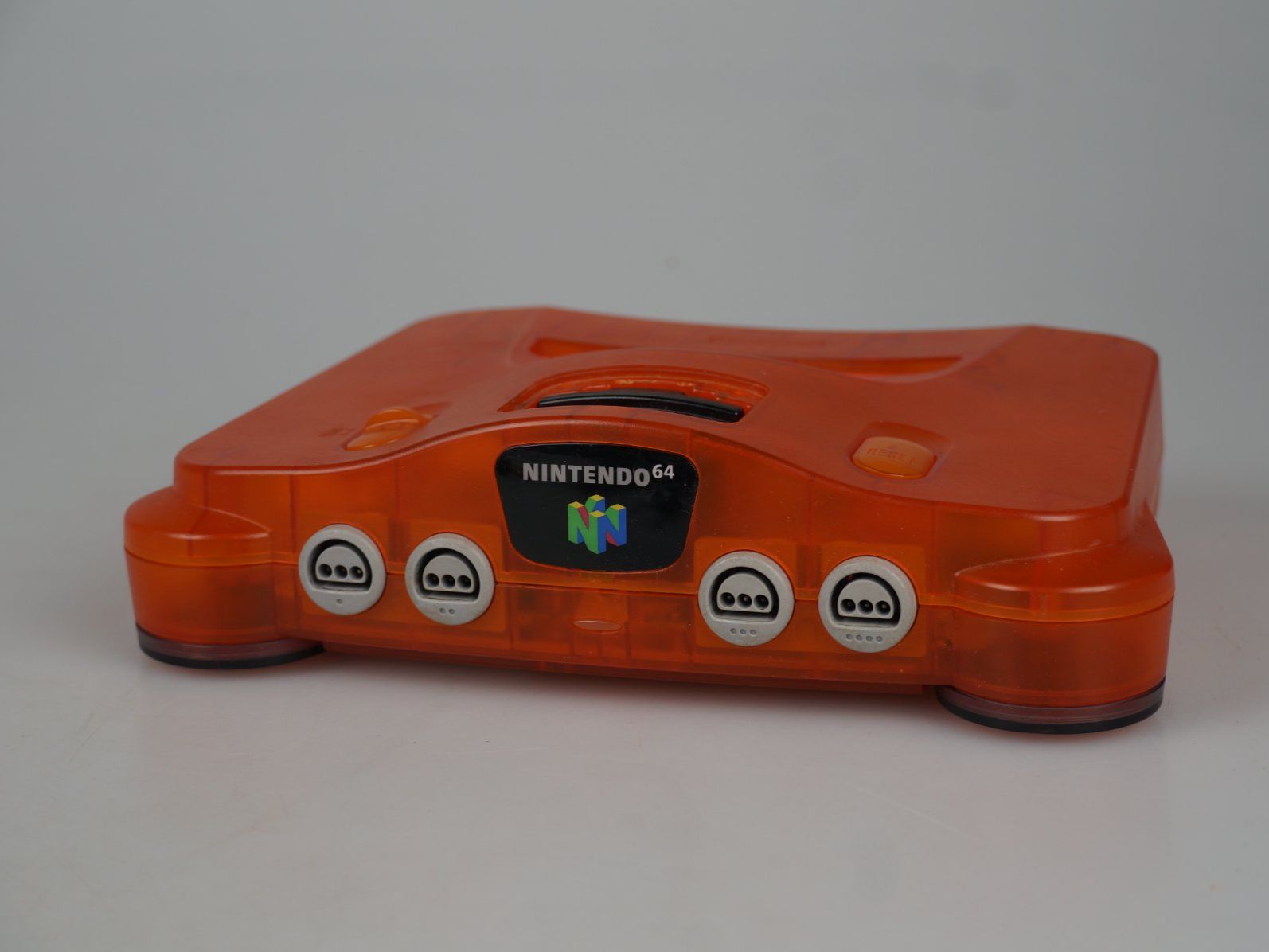 Nintendo Console: Nintendo 64 Konsole mit Controller (Clear Orange) – Usato da Rüti ZH venduto da Restwert_Rueti_ZH 1