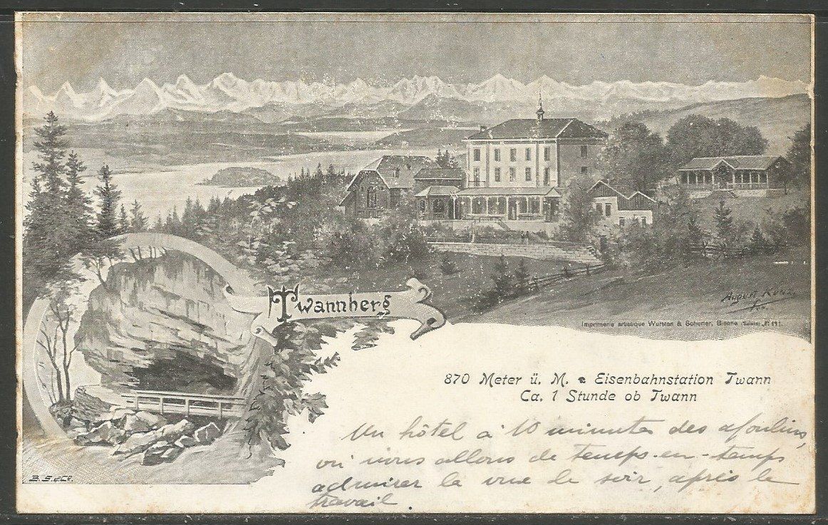 Cartoline postali: Carte P ( Twannherg ) – Usato da La Russille venduto da Nono4
